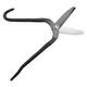 Province's best old-fashioned heavy-duty iron scissors industrial scissors stainless steel plate large scissors metal wire shears white iron strong elbow 40CM straight iron scissors