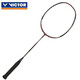 VICTOR威克多羽毛球拍碳素纤维单拍小隼TK-HAWK黑 4U已穿线25磅附手胶