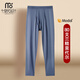 80S Ultra-thin Single Pants Modal Men's Autumn and Winter Thin Slim Line Pants Men's Thin Leggings Underpants Large Size Constant Temperature Heating Warm Pants Men's Heating Ribbed Single Pants - Platinum Gray L/170 Recommended 90-130 Jin Jin is equal to 0.5 kg
