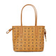 MCM LIZ small mother-in-law tote bag shoulder hand shopping bag cognac color gift
