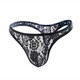Long Night Sex Sexy Panties Passionate Temptation Briefs SM Men's Lace Thong Training Transvestite Sexy Panties Transparent White S