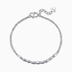 Pt.Charm platinum bracelet female personality romantic love bracelet for girlfriend red bean bracelet adjustable pt950 platinum chain in stock national inspection certificate 2.9-3.0 grams