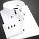 Simple direction spring and summer shirt men's long-sleeved shirt New Year fashion high-neck large collar diamond button trendy men's lining black double-layer collar 9215 38 S