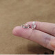 Japanese and Korean simple ear bone nails for women to keep their ears pierced and sleep without removing them 2024 new trendy small ear buckles earrings ear jewelry earrings silver-medium size