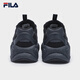 FILA official men's shoes CROISSANT modern sports shoes croissant shoes dad shoes black/shadow black gray-BC 42