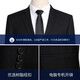 Mania Kangaroo next day delivery optional new autumn and winter suit men's slim business formal jacket professional suit (suit + trousers + shirt) black 7-piece set 3XL 125-140Jin Jin is equal to 0.5 kg, too small