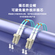 
EB-LINK Engineering Telecom Class 1 meter LC-LC 10 Gigabit Multimode Fiber Optical Jumper 10Gb Dual-core OM3 Duplex Pig fiber LSZH Low Smoke Halogen-free Flame Retardant IDC Computer Room Data Center Storage