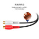 Weiyan geeignet für Mobiltelefon TV rot und weißer Audio-Kopfhörer-Lautsprecher Adapter-Konvertierung Kabel Doppelte Lotus Männlicher Kopf zum 3,5-mm