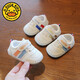 
G.DUCKKIDS Spring and Autumn 0-1 year old baby soft sole toddler shoes children's breathable mesh shoes 3-6-10 months infant and children's shoes A66 orange 14 inner length 11.0cm