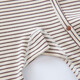Tongtai (TONGTAI) baby one-piece spring and autumn baby clothes children's outdoor clothing TS43J056-DS coffee 73cm