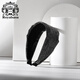 Royal sasa Royal sasa fashionable shiny hair hoop temperament wide-brimmed light luxury headband high-end pressure-pressed hair style hair accessories headwear for women