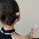 Zhuo Keke retro wooden hairpin, ancient style simple ball hair ornament, high-end fairy hairpin, temperament Hanfu hairpin, a gardenia flower