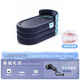 Seau de bain à baignoire gonflable gvine pour les adultes et le seau de bain pliant des ménages pour les nourrissons et les enfants qui se baignent et le seau de baignade peuvent être connectés avec une vapeur de sueur externe 1,4 m [Charge flash du noyau filaire] Bleu