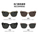 MOLSION sunglasses Zhao Liying's same style polarized men's and women's same style high-end MS3072 C10 cool black Liying's same style not suitable for prescription