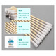Chaoyikang household disposable cotton swabs for ear removal, round-head makeup removal, cleaning and hygiene cotton swabs, 1 pack of cotton swabs - 50 in total