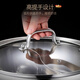 Jidu Yuanyang Pot Hot Pot 304 acero inoxidable hogar engrosado shabu-shabu cocina de inducción especial hot pot pot hot pot exclusivo 304 acero Yuanyang Pot 32cm