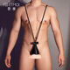 Men's Breast Leaking Bra Women's Extremely Dirty Temptation Underwear Gay Gay Sm Couples Stimulating Sexy Temptation Black-Sexy Underwear Men's Thong Boys Love