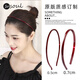 SO SOUL Korean style exquisite, compact and thin headband for women, simple and versatile temperament, toothed anti-slip face wash hairpin hairband hair bundle 0.5cm wide bow rhinestone style