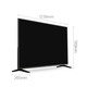 LeTV (Letv) Y55C 55-inch 1.5GB+16GB narrow bezel 4K ultra-high definition artificial intelligence educational TV ultra-thin network LCD flat-panel TV