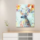 Cuttlefish diy digital oil painting 3254 painted deer 40*50cm fill in pictures handmade DIY new Chinese style bedroom decoration painting porch aisle painting