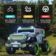 
Jazz Coolpad Wrangler children's electric car can be used for adults, baby four-wheel drive off-road vehicle, boys and girls remote control toy electric car, standard + pink + four-wheel drive + 12V7A battery