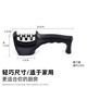 Three-stage rapid manual knife sharpener, household kitchen knife sharpening whetstone, kitchen multi-functional diamond sharpening rod, knife sharpener - 1