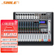 SHILE Tianqin No. 10 12-way professional mixer, remote video conferencing for stage performances and events, 16 DSP reverberation effects, digital analog mixer