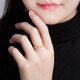Hande Gold Store pure gold wheat ear 9999 gold ring plain ring live ring gold-plated Valentine's Day wheat ear ring 1.2g