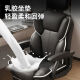 Made of wood, pastoral computer chair, home swivel chair, comfortable sedentary gaming chair, study office, backrest, leather chair, reclining lift swivel chair, anchor gray yellow edge + headrest + footrest [latex cushion] aluminum alloy feet [high quality]