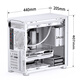 JONSBO Pinecone D41 MESH version white ATX chassis (dual 360 radiator/ATX power supply/Type-c Gen2 10Gbps+/vertical air duct/long graphics card)