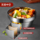 Maxcook 304 stainless steel bowl 11.5CM soup bowl tableware noodle bowl double-layer insulated MCWA-097