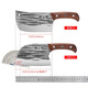 Zhang Xiaoquan kitchen knife set forged round head slicing knife household bone chopping knife kitchen knife set combination set