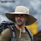
MAINLYKITTY Men's Sun Protection Hat 2025 New Summer Outdoor Fishing Sun Hat UV Sun Hat Men's Fisherman's Hat [Khaki]-Gift Box Pack