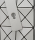 Issey Miyake Nuevo producto para mujeres Matte de seis cuadrículas bolsos de compras bolsos para el hombro Bag BB38 AG683 11 Diamante de empalme geométrico de gris claro
