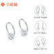 Liuguifu Jewelry Platinum Earrings Women's PT950 Earrings Small Sweet Flower Earrings Birthday Gift 1.50g