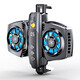 Qishiqi mobile phone radiator mobile phone cooling back clip divine Apple Huawei mobile phone cooler semiconductor ice cooling refrigeration air-cooled fan heater chicken live game black | dual-core semiconductor | temperature control digital display | RGB light | large heat dissipation area