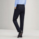 Qipai rhino pleat craft trousers men's business formal spring and autumn wool straight trousers