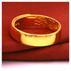 Zhou Jincheng gold ring for men and women, pure gold 999 solid ring, glossy live mouth, Tianyuan couple style gold ring, live mouth, gold weight 3.78g