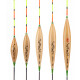 Folk artist reed fish float highly sensitive light-mouthed crucian carp and carp bold eye-catching float fishing gear fishing supplies L01 [eat lead 0.90-1.24g] No. 3 float