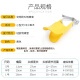 Hanhan Paradise Dog Mouth Muzzle Dog Barking Stopper [Yellow-Duckbill Muff L] Mouth Mask Anti-Dog Bite Artifact Dog Mouth Pet Mask Anti-Bite and Eater Anti-Barking Device Anti-Dog Barking