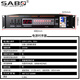 SABO power sequencer 8-channel with filter timing power controller 16-channel professional ktv conference stage RS232 central control socket manager G1 8-channel network 110v-240v universal