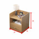 [JD.com] Zimuyu Bedside Table Simple Modern Bedroom Storage Cabinet Small Cabinet Bedside Cabinet Single Drawn Wood Color