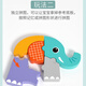 FU Child Wooden Thidimenal Children's Puzzle Big Block Montessori Early Education 0 Hand Grab Board 1,5 et demi 2-3 ans Baby Baby Toys de 2-3 ans