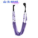 Sanqihu aerial yoga rope one-word horse handstand artifact hammock lower waist auxiliary trainer back bend yoga rope pull purple yoga sling free of installation