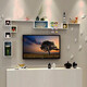 City code piano paint ready stock wall shelf living room TV background wall creative grid room C19-Package R