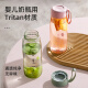 Fuguang plastic cup tritan material tea cup water cup student portable creative cup resistant to fall summer simple space cup