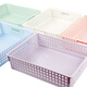 SIMAA Super Hot Style A4 Morandi Document Basket/Information Box/Storage Box/Document Basket Financial Voucher Invoice Document Invoice Sky Blue 6345