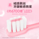 Baijiajie Cherry Blossom Series Soft-bristled Broad-head Toothbrushes Adult Toiletries Travel Family Pack Set 6 Pieces