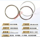 Yuechangsheng vacuum stainless steel center bracket seal ring ISO flange seal high temperature fluorine rubber KF outer ring ISO63-250 ISO/KF200