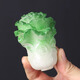 Tao Fuqi's color-changing cabbage tea pet ornaments, home tea table boutique can cultivate creative personality, Baicai tea toy, tea set, tea ceremony accessories, color-changing cabbage tea pet (Baicai)